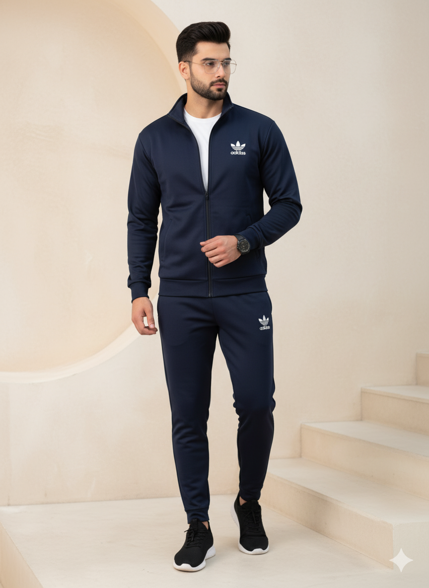 Adidas Flower Trendy Fashion Winter Elegant Zipper Tracksuits