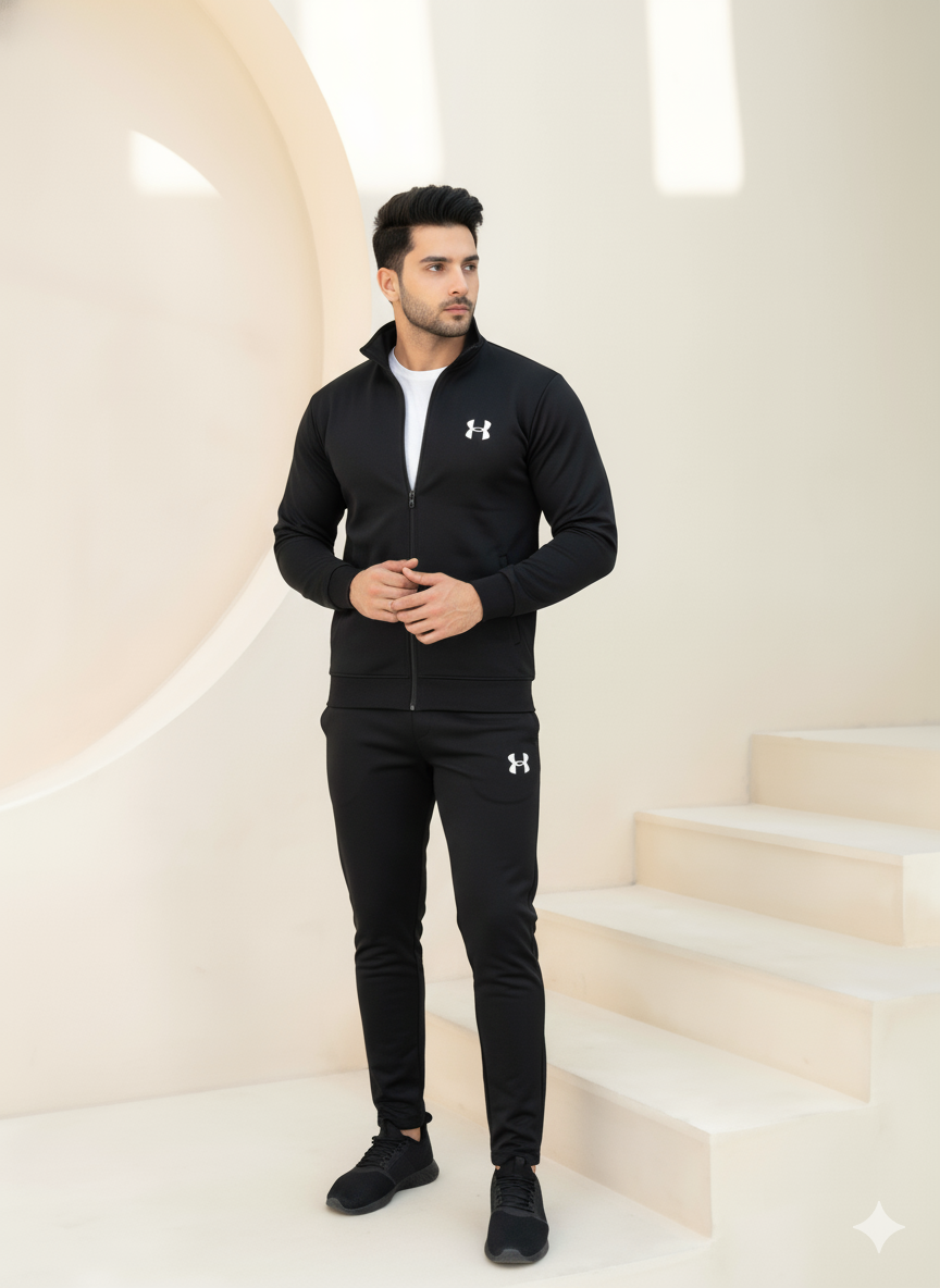 Under Armor Trendy Fashion Winter Elegant Zipper Tracksuits