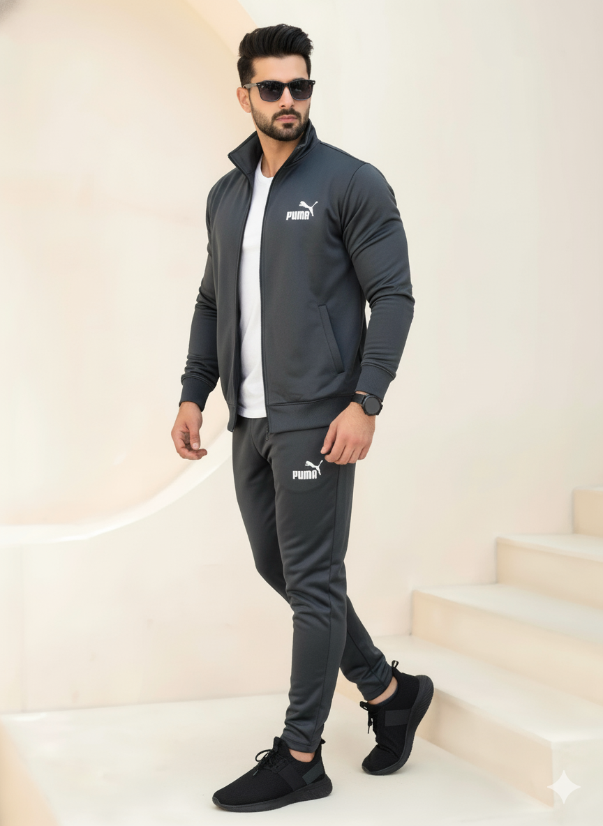 Puma Trendy Fashion Winter Elegant Zipper Tracksuits