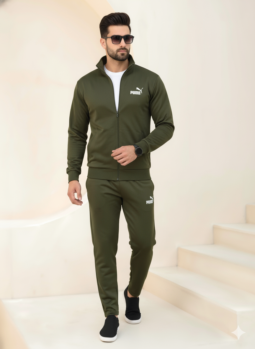 Puma Trendy Fashion Winter Elegant Zipper Tracksuits