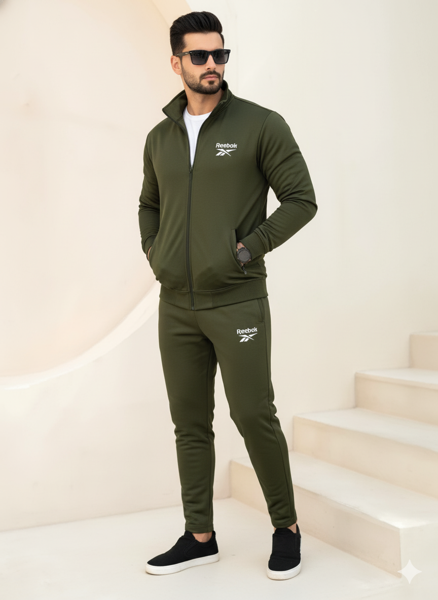 Rebook Trendy Fashion Winter Elegant Zipper Tracksuits
