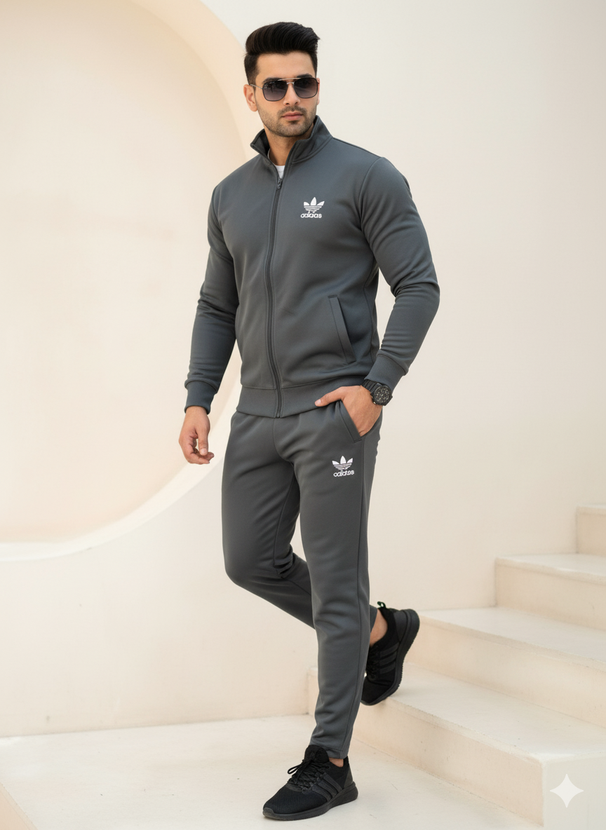 Adidas Flower Trendy Fashion Winter Elegant Zipper Tracksuits