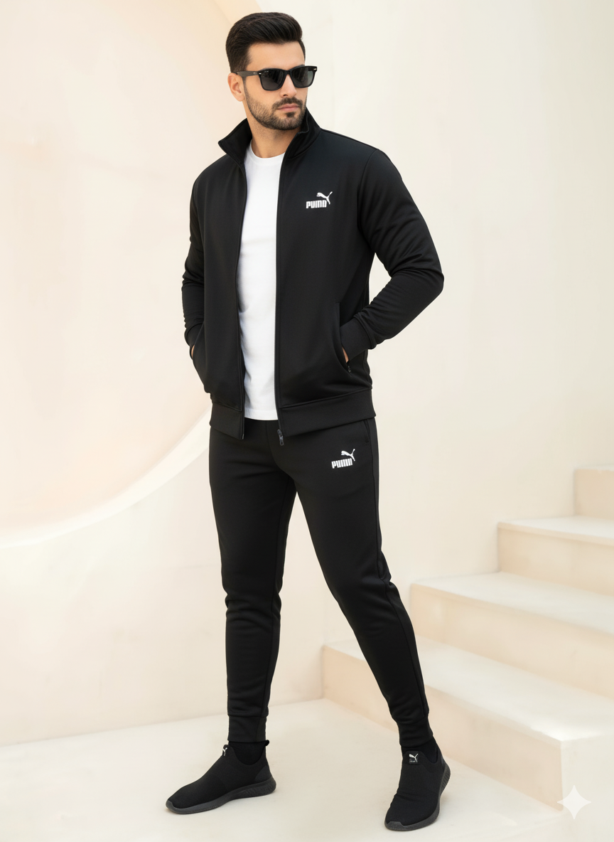 Puma Trendy Fashion Winter Elegant Zipper Tracksuits