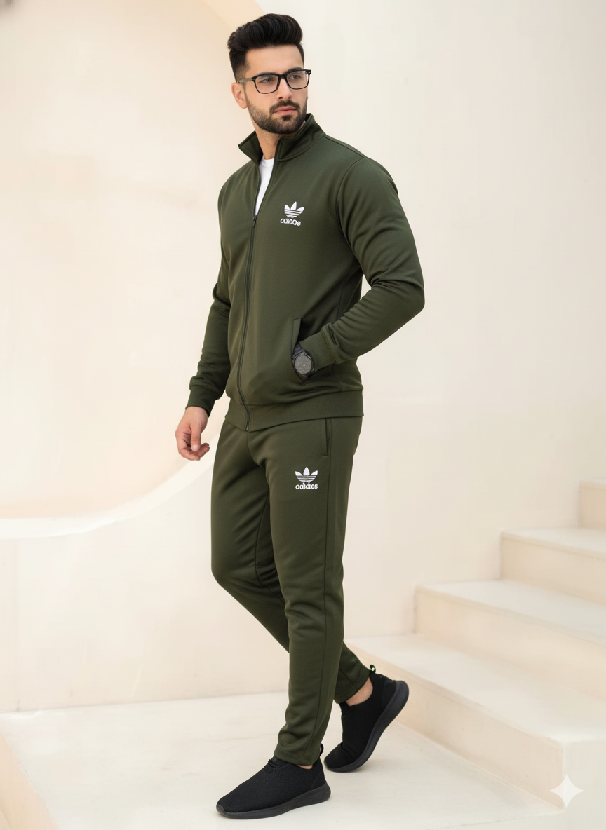 Adidas Flower Trendy Fashion Winter Elegant Zipper Tracksuits