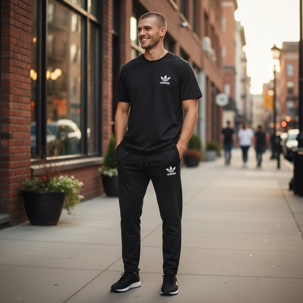 Adidas Flower Trendy Fashion Summer Ellegant Tracksuit at Cross Over